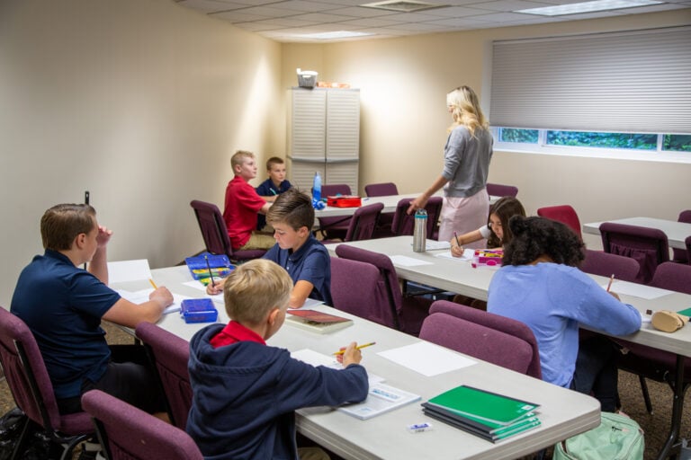 Kids in classroom